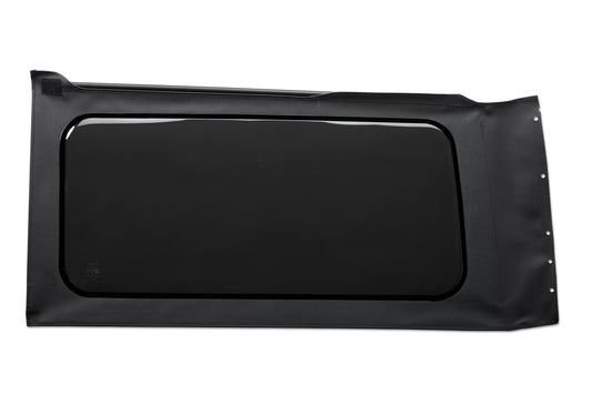 OE JL Replacement Windows - Jeep 2018-26 Wrangler JL (Quarter Left Hand; 2-Door; Black Vinyl; Tinted)
