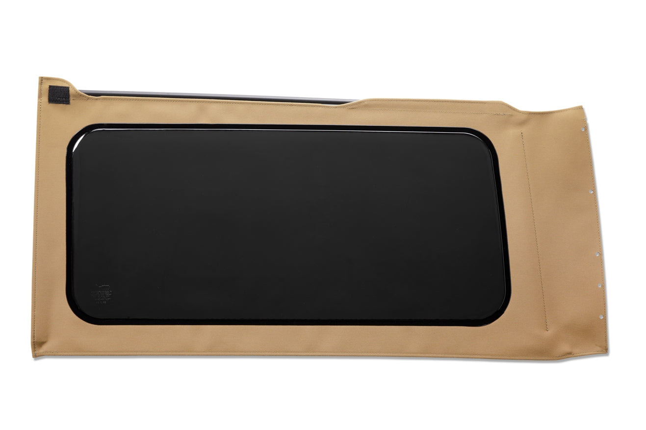 OE JL Replacement Windows - Jeep 2018-26 Wrangler JL (Quarter Left Hand; 2-Door; Tan Twill; Tinted)