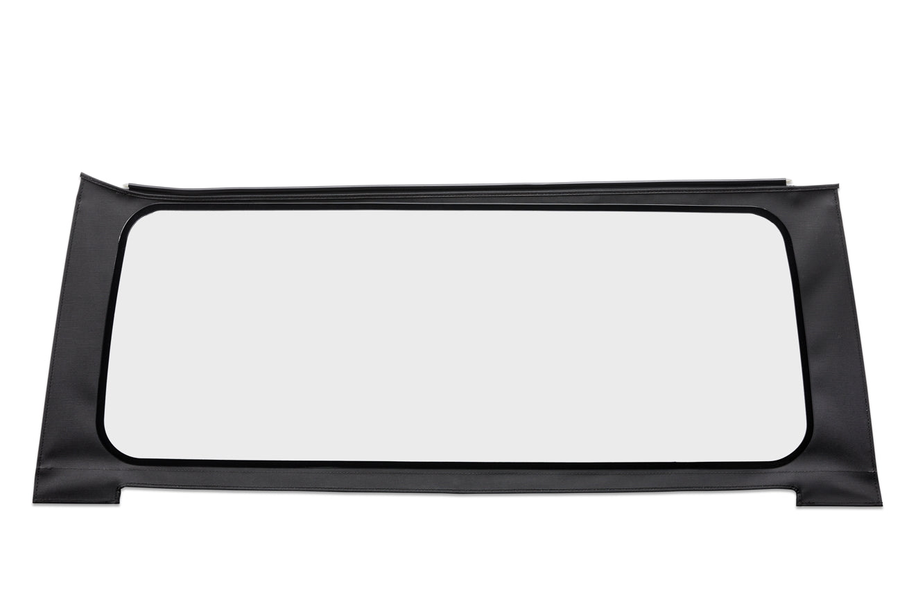 OE JL Replacement Windows - Jeep 2018-26 Wrangler JL (Rear; 2-Door Or 4-Door; Black Vinyl; Clear)
