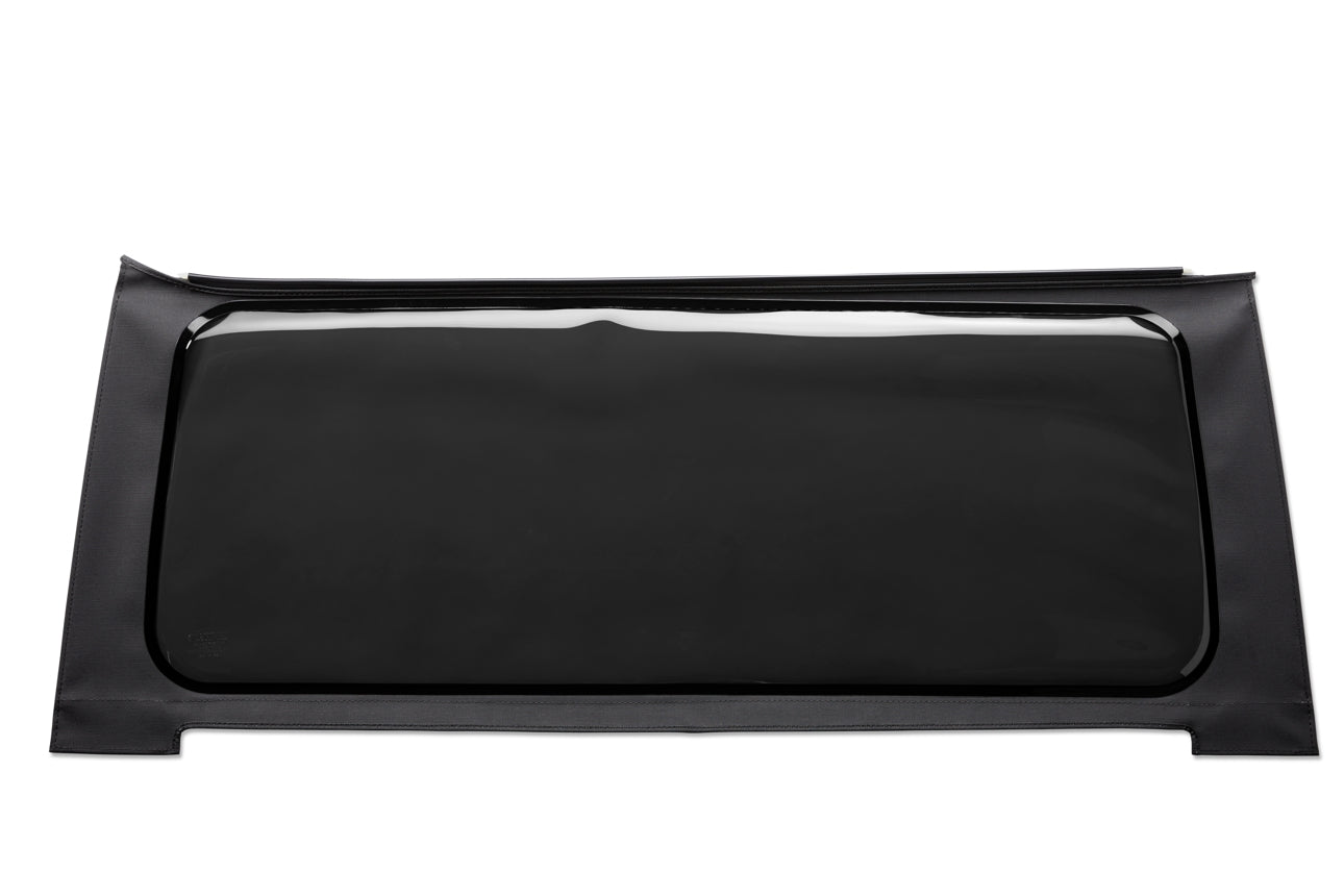 OE JL Replacement Windows - Jeep 2018-26 Wrangler JL (Rear; 2-Door Or 4-Door; Black Vinyl; Tinted)