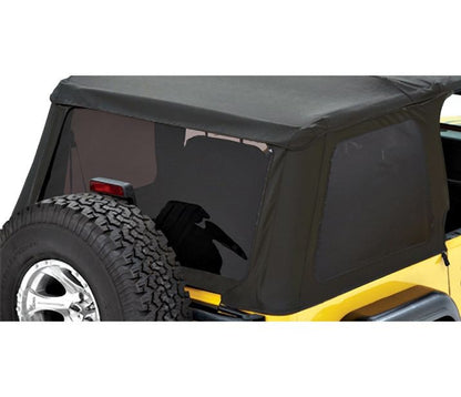 Window Set - Jeep '97-06 Wrangler TJ Exc. Unlimited (Trektop  Premium Black Twill)