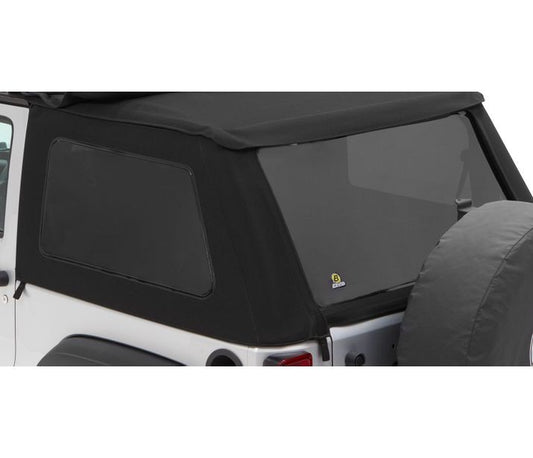 Window Set - Jeep '07-18 Wrangler JK 2-Door (Premium Black Twill  Fits Trektop 56922)