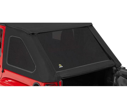 Window Set - Jeep '07-18 Wrangler JK 4-Door (Premium Black Twill  Fits Trektop 56923)