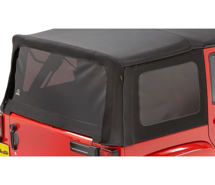 Window Set - Jeep '07-09 Wrangler JK 4-Door (Premium Black Twill)
