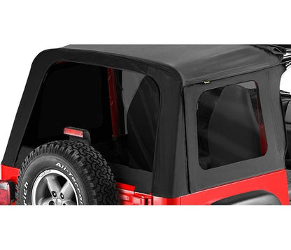 Window Set - Jeep '76-86 CJ7 / '87-95 Wrangler YJ (Sunrider  Black Denim)