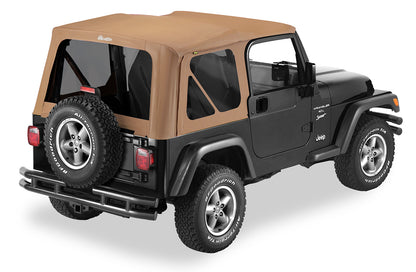 Replace-A-Top For OEM - Jeep '97-02 Wrangler TJ (Spice Sailcloth; Tinted Windows; No Door Skins Included)