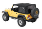 Replace-A-Top For OEM - Jeep '97-06 Wrangler TJ Exc. Unlimited (Premium Black Twill; Tinted Windows; No Door Skins Included)