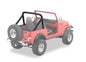Sport Bar Cover - Jeep '80-83 CJ5 / '80-86 CJ7 (Black Crush)