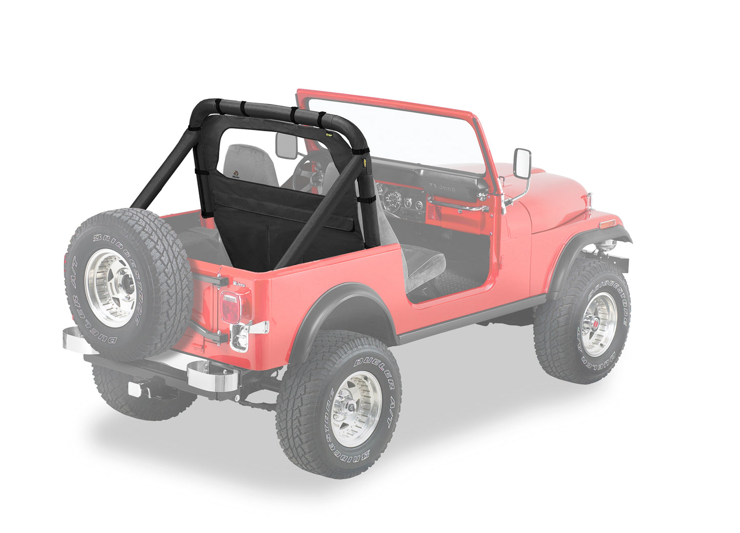 Windjammer - Jeep '80-83 CJ5 / '80-86 CJ7 / '87-95 Wrangler YJ (Black Denim)