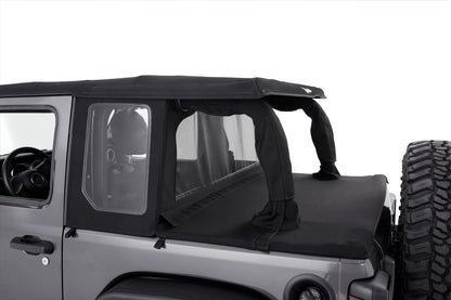 Halftop Conversion Kit - Jeep '18-26 Wrangler JL 2-Door (Black Diamond)
