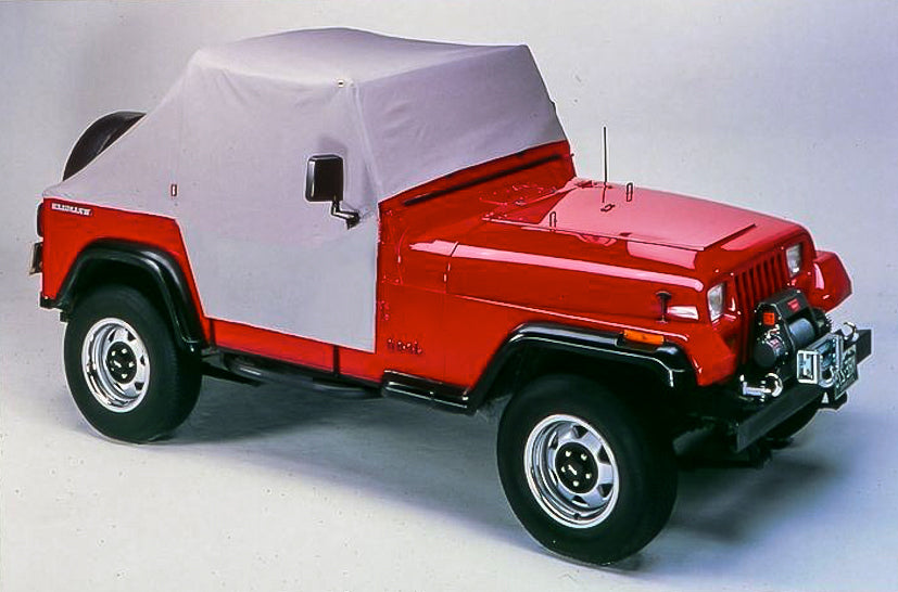All Weather Trail Cover - Jeep '76-86 CJ7 / '87-91 Wrangler YJ (Charcoal / Gray)
