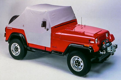 All Weather Trail Cover - Jeep '76-86 CJ7 / '87-91 Wrangler YJ (Charcoal / Gray)