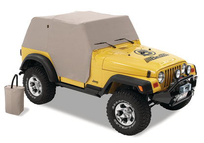 All Weather Trail Cover - Jeep '97-06 Wrangler TJ Exc. Unlimited (Charcoal / Gray)