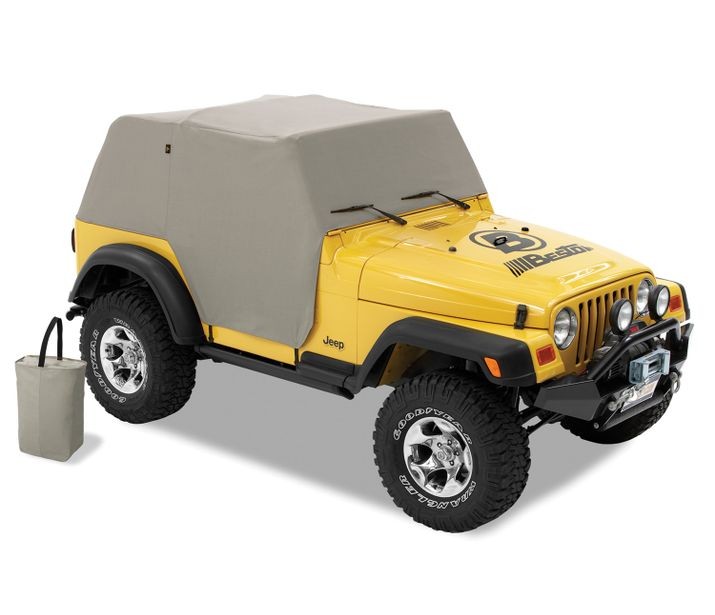 All Weather Trail Cover - Jeep '97-06 Wrangler TJ Exc. Unlimited (Charcoal / Gray)
