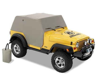 All Weather Trail Cover - Jeep '97-06 Wrangler TJ Exc. Unlimited (Charcoal / Gray)