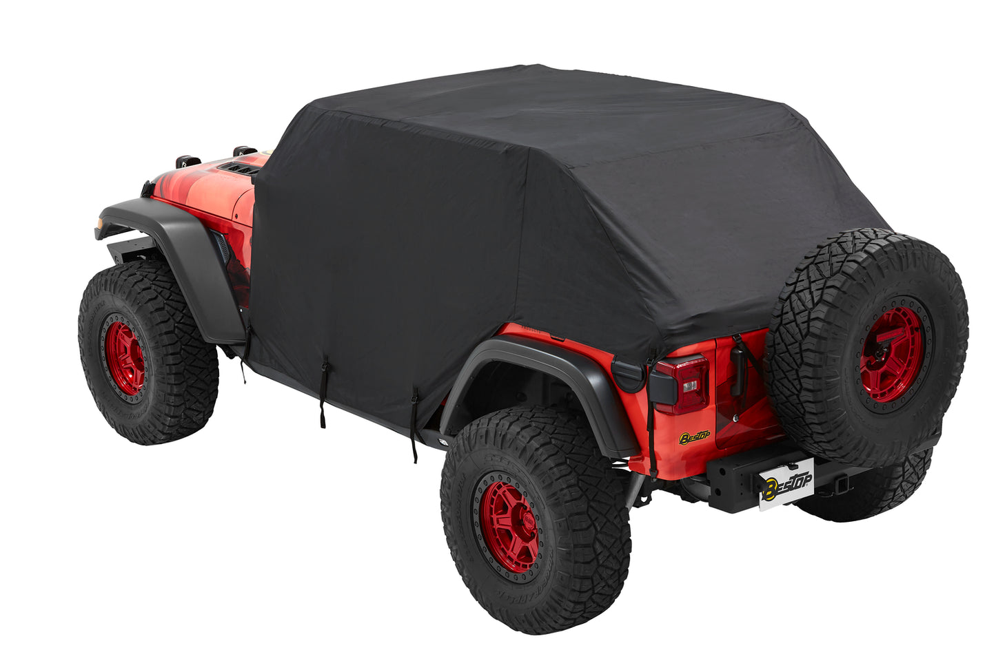 All Weather Trail Cover - Jeep '07-18 Wrangler JK / '18-26 JL 4-Door (Black  Trektop)