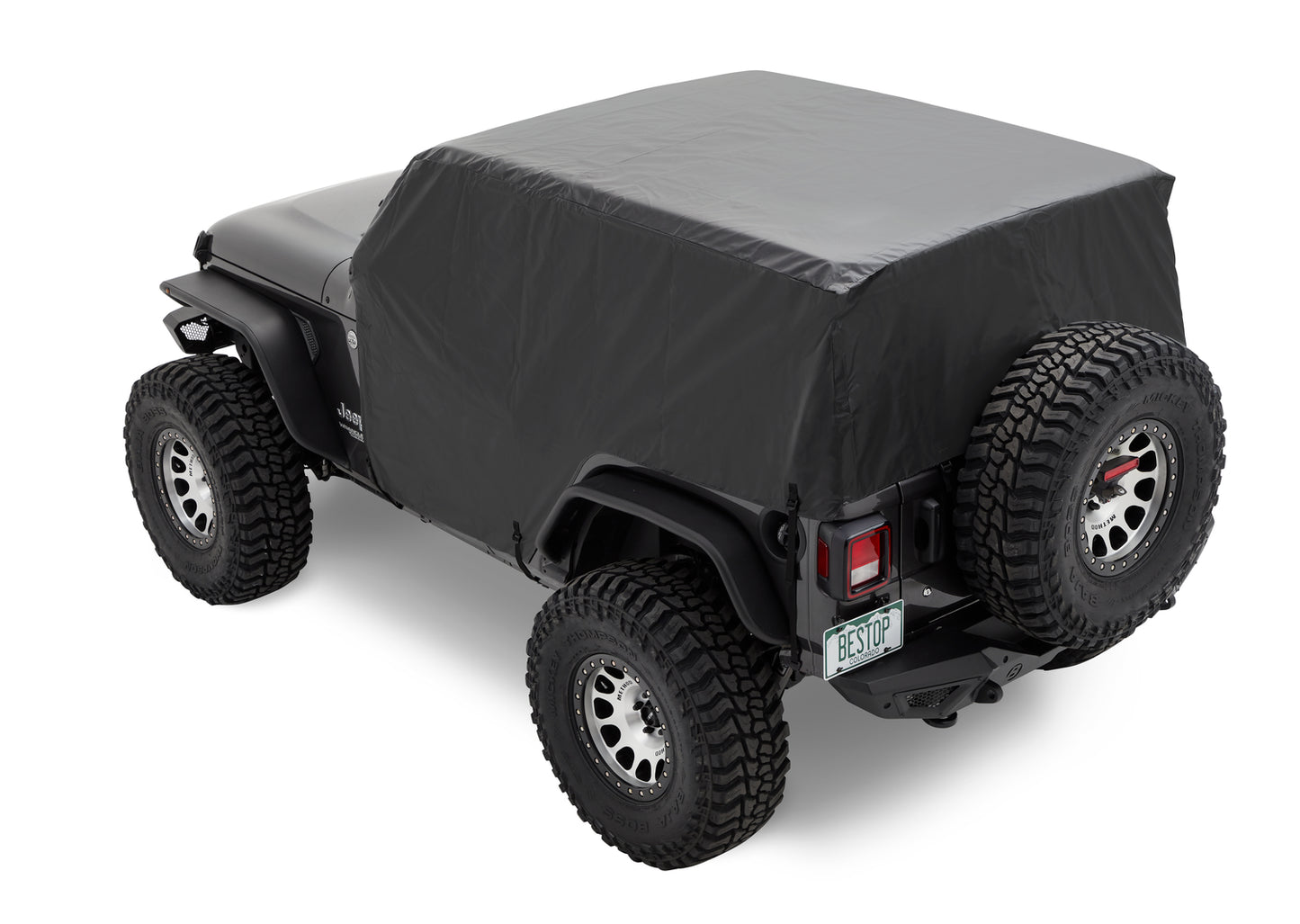 All Weather Trail Cover - Jeep '07-18 Wrangler JK / '18-26 JL 2-Door (Black)