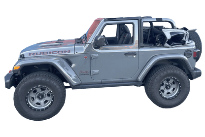 ETop Jeep 2018-26 Wrangler JL; 2-Door (Squareback; Black)