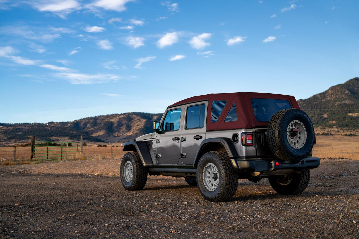 ETop Jeep 2018-26 Wrangler JL; 2-Door (Squareback; Merlot)
