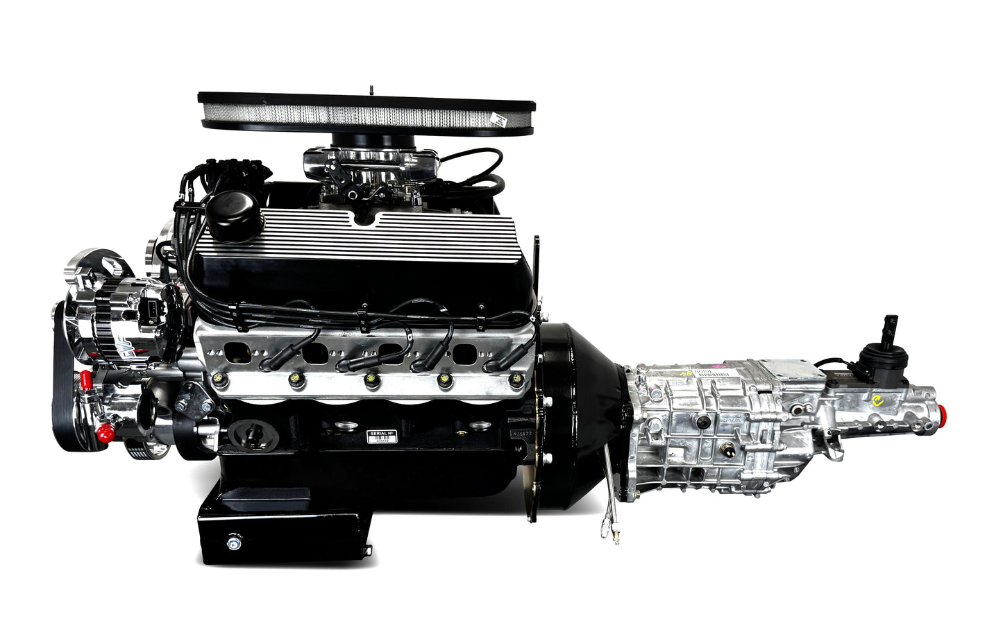 BluePrint Engines Ford Small Block Compatible 427 C.I. Cobra Edition - TKX Manual Transmission - Polished Pulley Kit - Fuel Injected