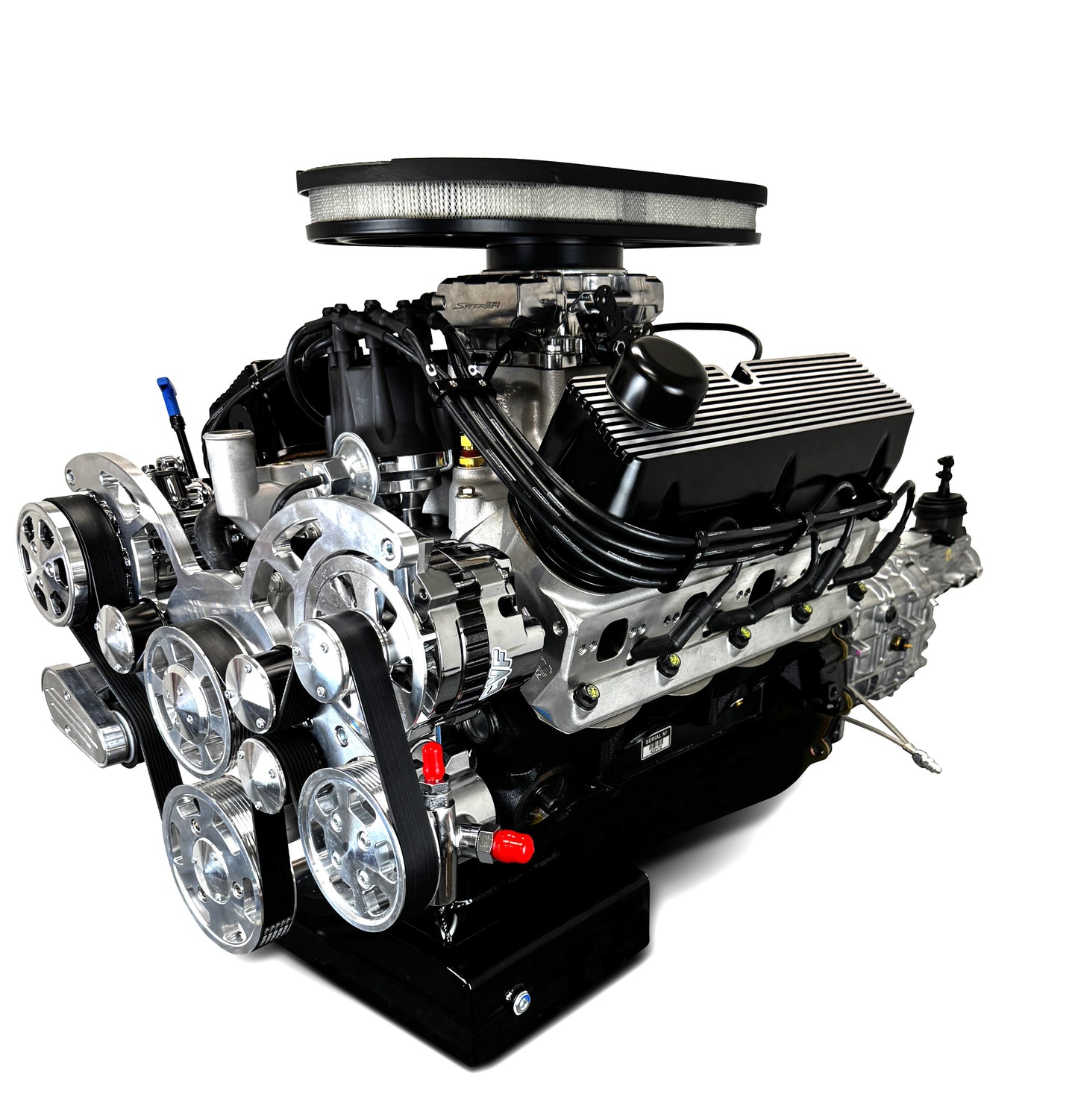 BluePrint Engines Ford Small Block Compatible 427 C.I. Cobra Edition - TKX Manual Transmission - Polished Pulley Kit - Fuel Injected