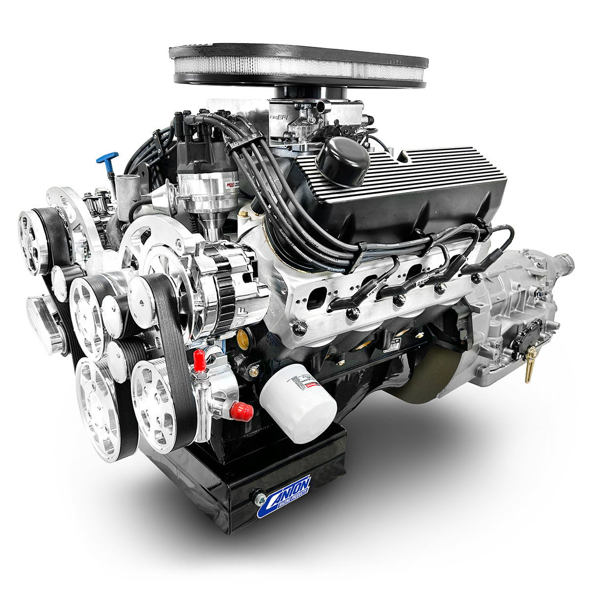 BluePrint Engines Ford Small Block Compatible 427 C.I. Cobra Edition - 4R70W Automatic Transmission - Polished Pulley Kit - Carbureted
