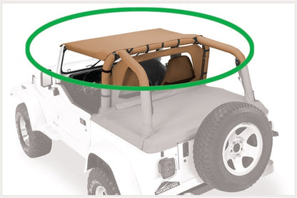Pavement Ends Sun Cap - '92-95 Wrangler YJ (Spice)