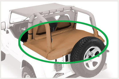 Cargo Cover - '07-18 Wrangler JK 4-Door (Black Diamond)