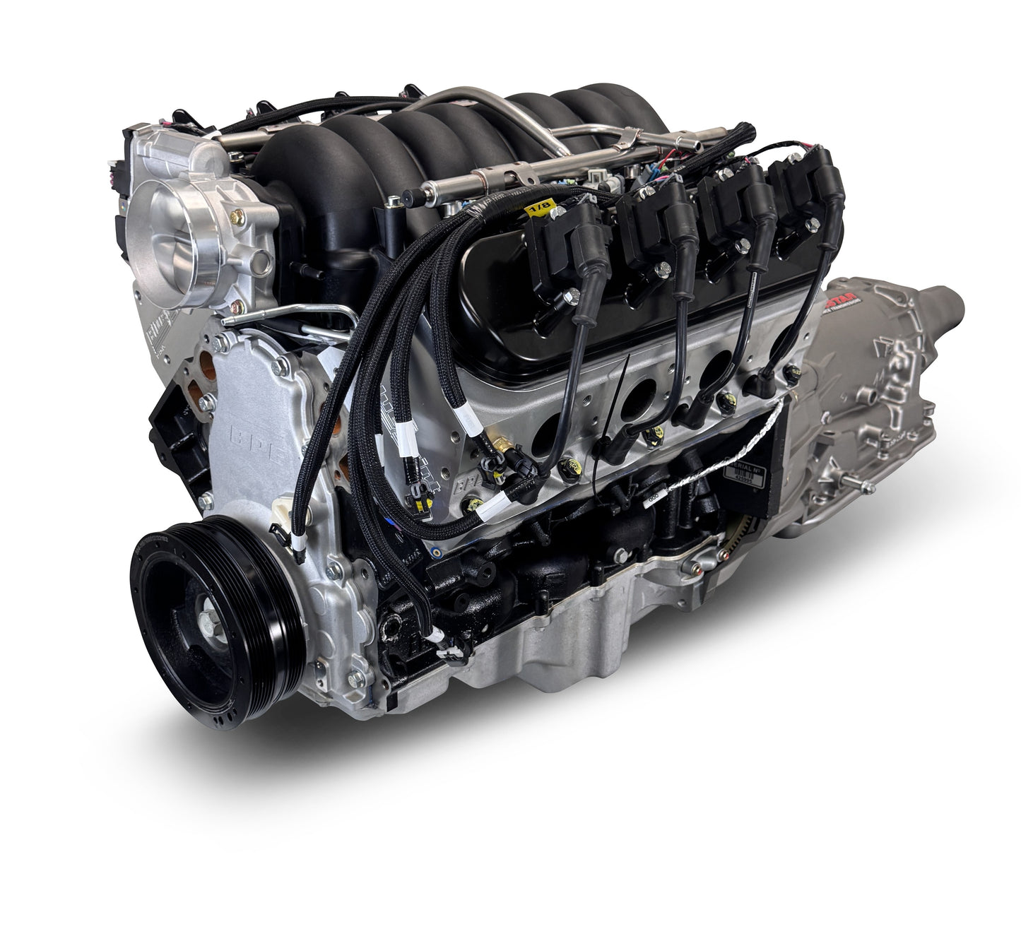 BluePrint Engines GM LS Compatible 376 C.i. Engine And 4L65/70E Automatic Transmission - Standard Edition Builder Series - Holley Terminator X EFI System