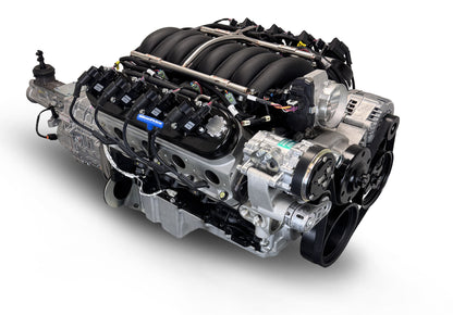 BluePrint Engines GM LS Compatible 376 C.i. Engine And TKX Manual Transmission - Standard Edition Builder Series - Natural Pulley Kit - Holley Terminator X EFI System