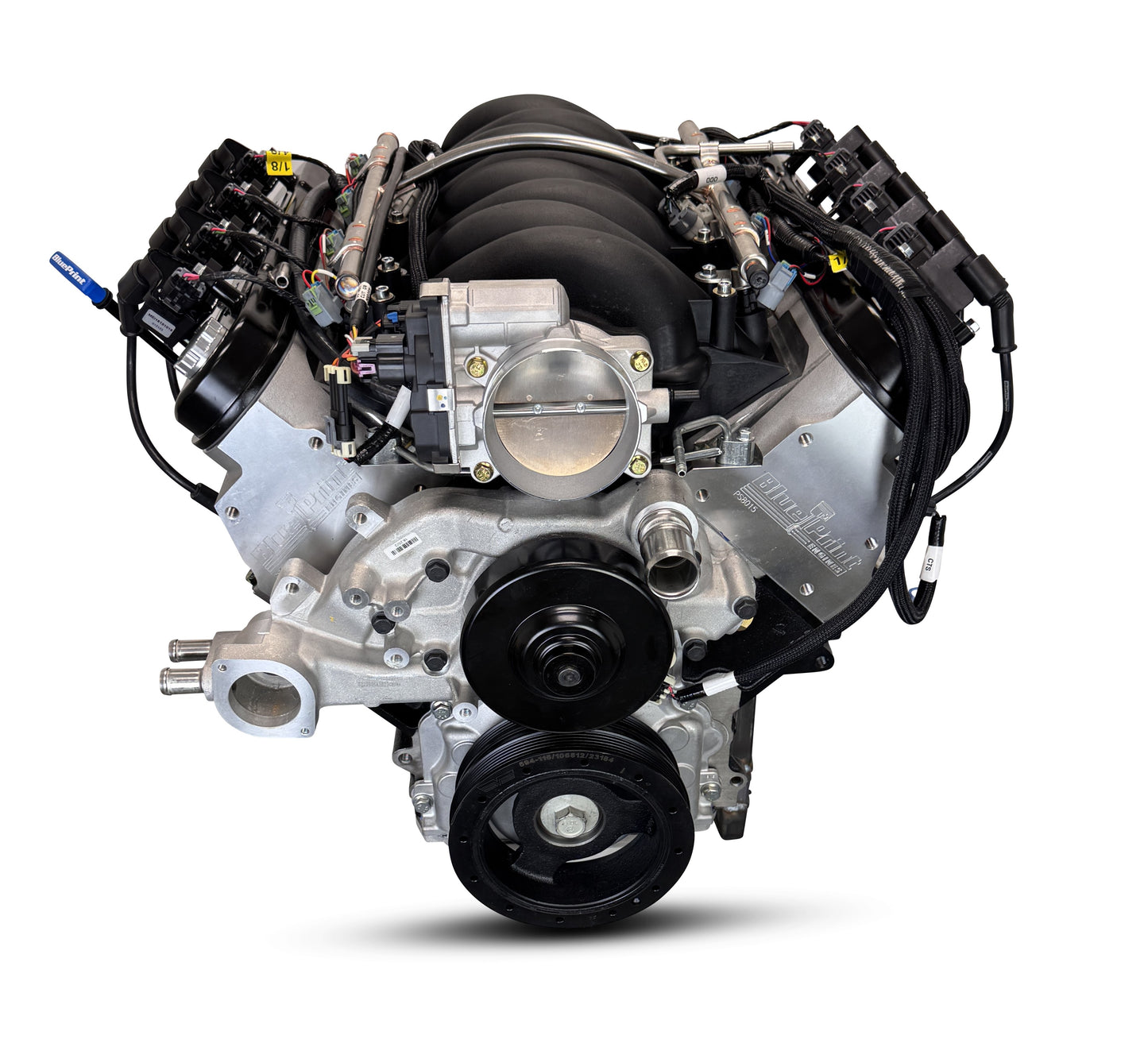 BluePrint Engines GM LS Compatible 376 C.i. Engine And T56 Manual Transmission - Standard Edition Builder Series - Holley Terminator X EFI System