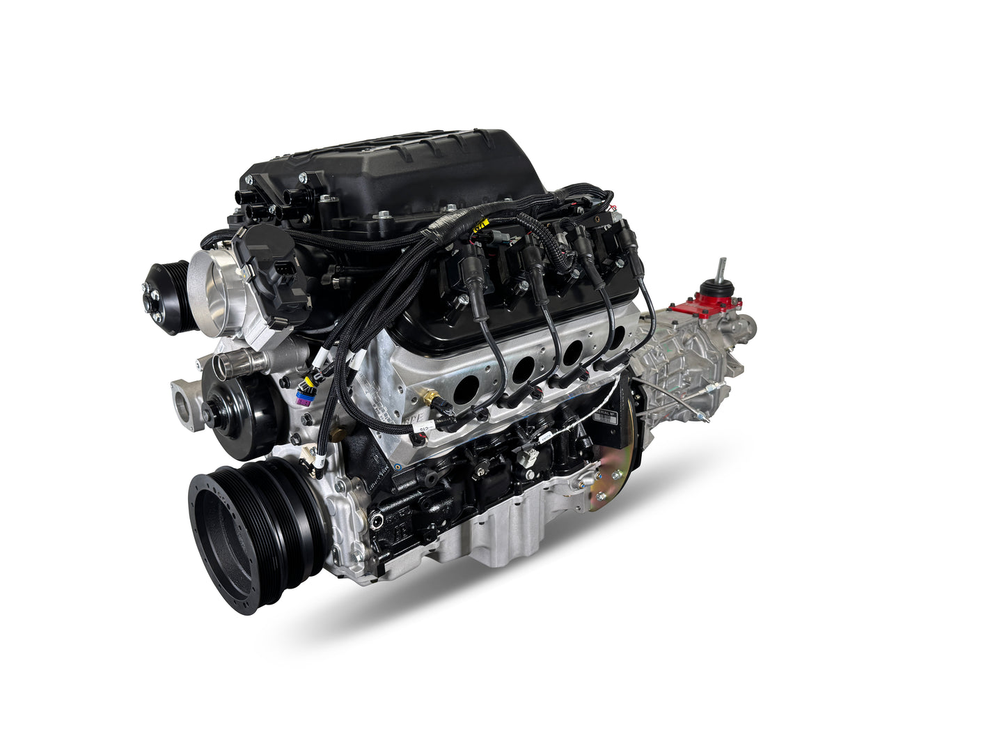 BluePrint Engines GM LS Compatible 376 C.i. Engine And T56 Manual Transmission - Standard Edition Builder Series - Supercharged - Holley Terminator X EFI System