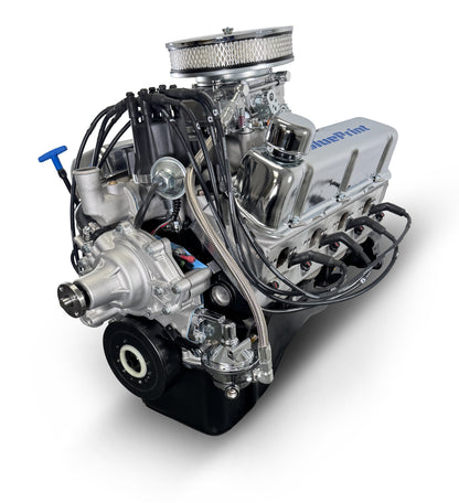 BluePrint Engines Ford Small Block Compatible 302 C.I. Deluxe Dressed - Front Sump Oil Pan - Cruiser - Carbureted