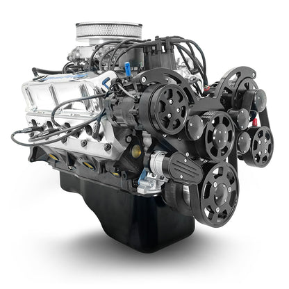 BluePrint Engines Ford Small Block Compatible  302 C.I. Deluxe Dressed - Front Sump Oil Pan - Cruiser - Black Pulley Kit - Fuel Injected