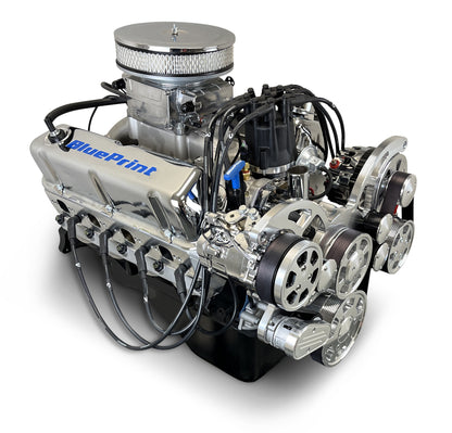 BluePrint Engines Ford Small Block Compatible 302 C.I. Deluxe Dressed - Front Sump Oil Pan - Cruiser - Polished Pulley Kit - Fuel Injected