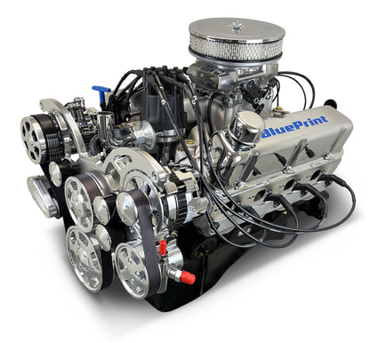 BluePrint Engines Ford Small Block Compatible 302 C.I. Deluxe Dressed - Front Sump Oil Pan - Cruiser - Polished Pulley Kit - Fuel Injected