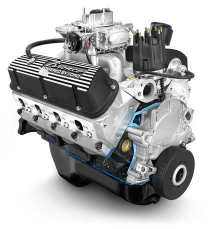 BluePrint Engines Ford Small Block Compatible 302 C.I. Base Dressed - Front Sump Oil Pan - Bronco Edition - Carbureted