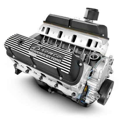 BluePrint Engines Ford Small Block Compatible 302 C.I. Long Block - Front Sump Oil Pan - Bronco Edition