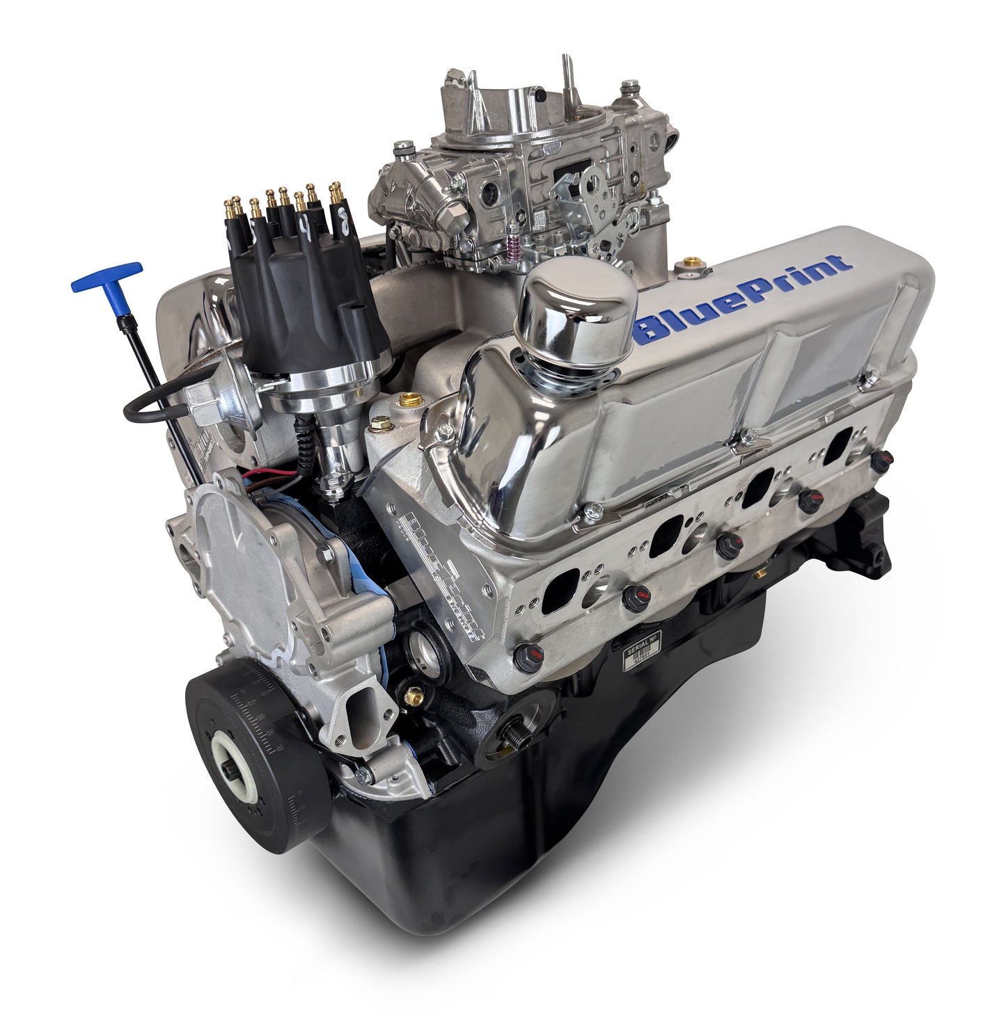 BluePrint Engines Ford Small Block Compatible 347 C.I. Base Dressed - Front Sump Oil Pan - Carbureted