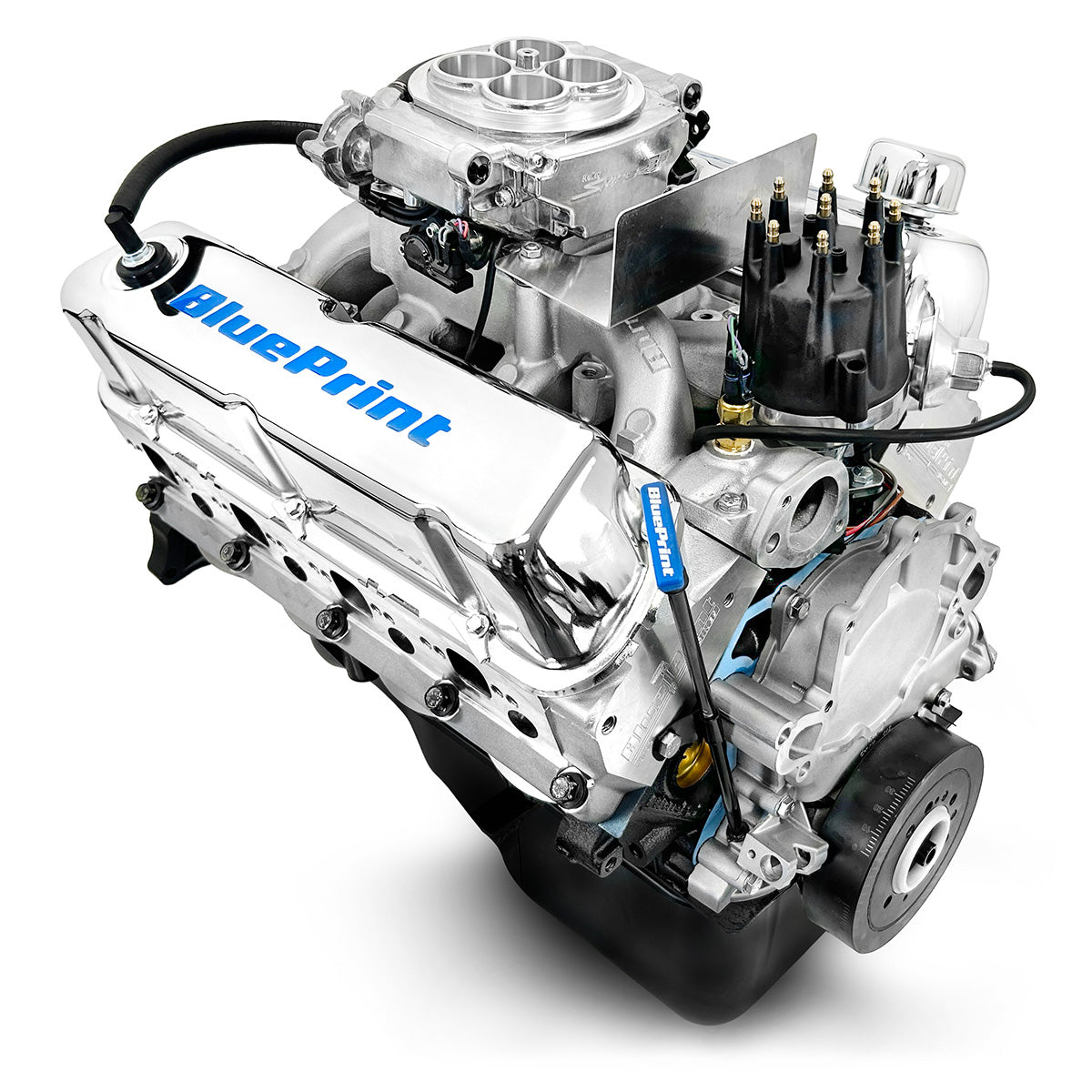 BluePrint Engines Ford Small Block Compatible 347 C.I. Base Dressed  - Front Sump Oil Pan - Fuel Injected