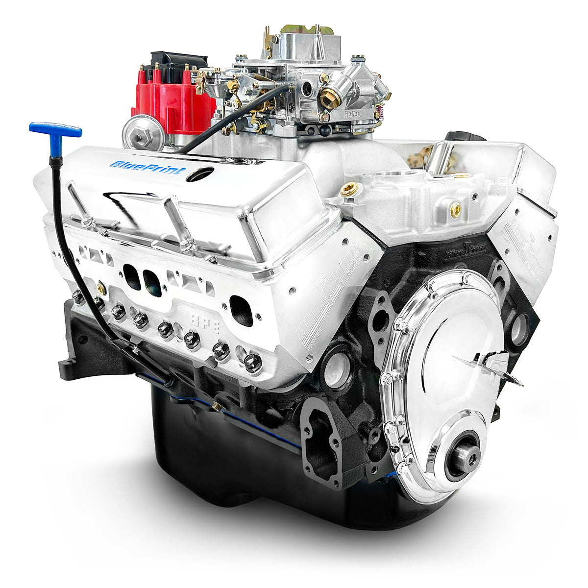 BluePrint Engines GM Small Block Compatible 383 C.I. Base Dressed - 87 Octane - Carbureted