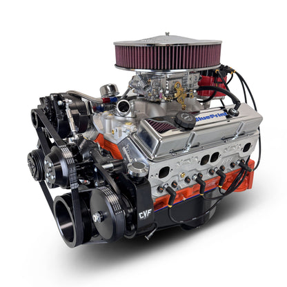 BluePrint Engines GM Small Block Compatible 400 C.I. Deluxe Dressed - Black Pulley Kit - Carbureted