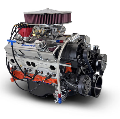 BluePrint Engines GM Small Block Compatible 400 C.I. Deluxe Dressed - Black Pulley Kit - Carbureted