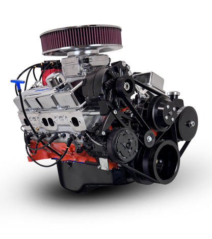 BluePrint Engines GM Small Block Compatible 400 C.I. Deluxe Dressed - Black Pulley Kit - Fuel Injected