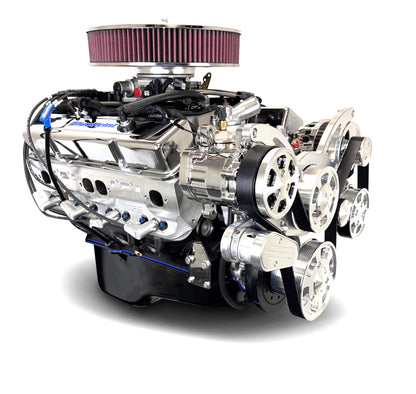 BluePrint Engines GM Small Block Compatible 400 C.I. Deluxe Dressed - Polished Pulley Kit - Multi-Port Fuel Injected
