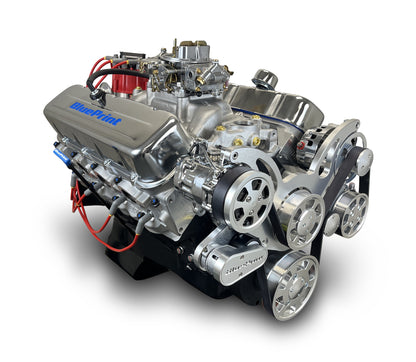 BluePrint Engines GM Small Block Compatible 454 C.I. Deluxe Dressed - Cruiser - Polished Pulley Kit - Carbureted