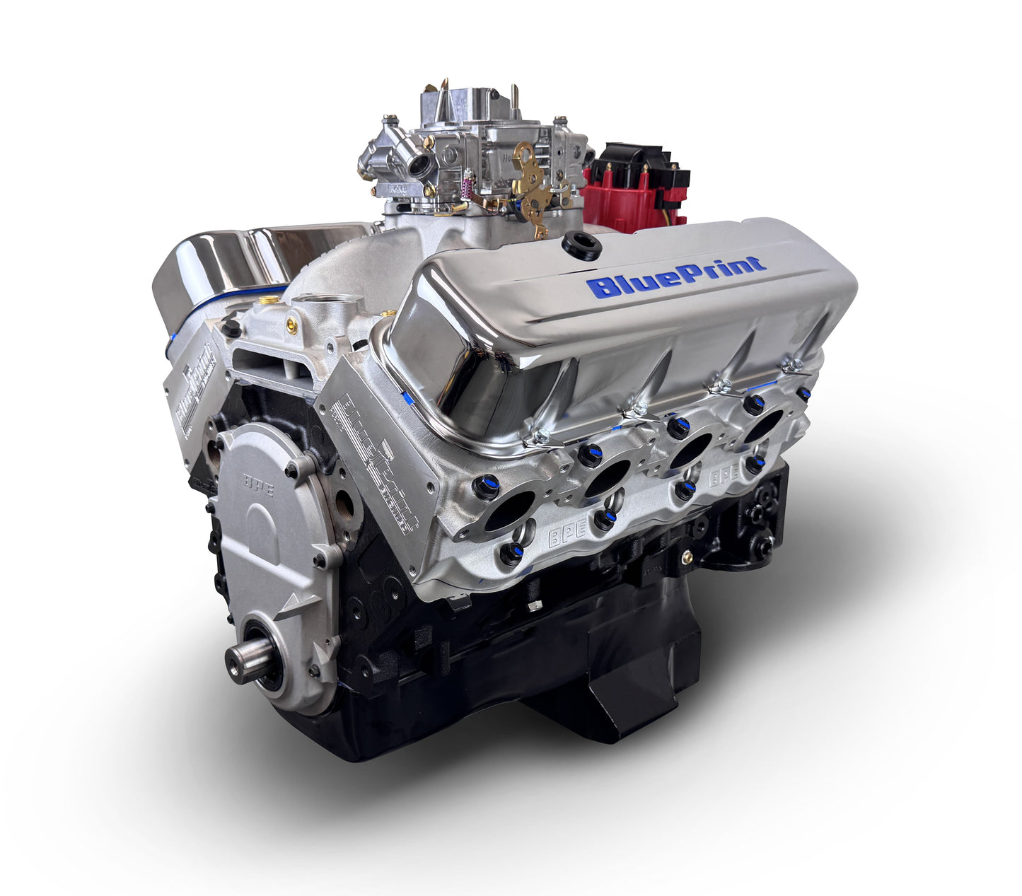 BluePrint Engines GM Small Block Compatible 496 C.I. Base Dressed - Carbureted