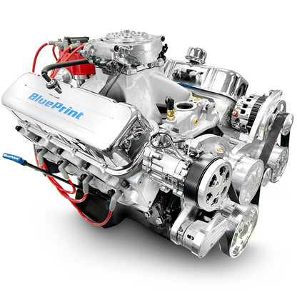 BluePrint Engines GM Small Block Compatible 496 C.I. Deluxe Dressed - Polished Pulley Kit - Fuel Injected