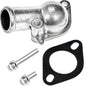 THERMOSTAT HOUSING ANGLE FOR GM - FOR SBC & BBC - ALUMINUM