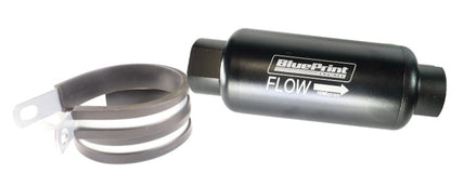 Filter Fuel 10 Micron -10ORB F W/ Clamps - Black - BPE Logo